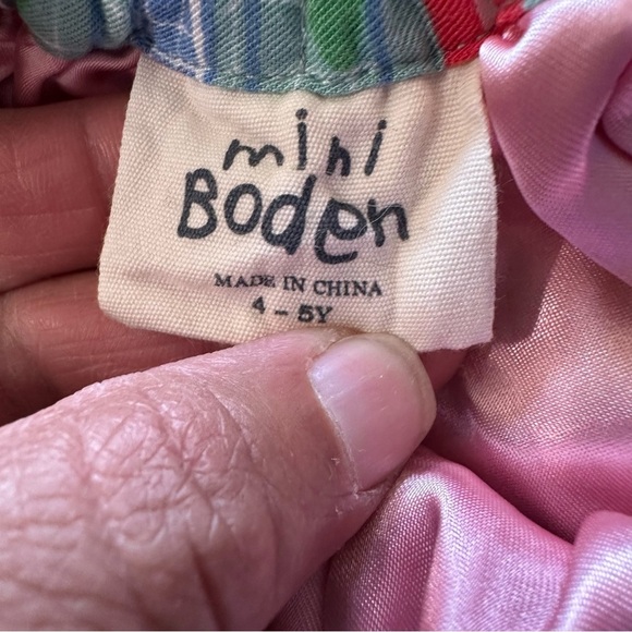 Mini Boden Green and Pink Scenic Skirt - Picture 6 of 6